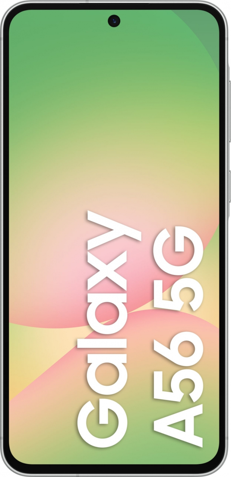 Samsung Galaxy A56 5G-telefon, 128/8 GB, lysegrå