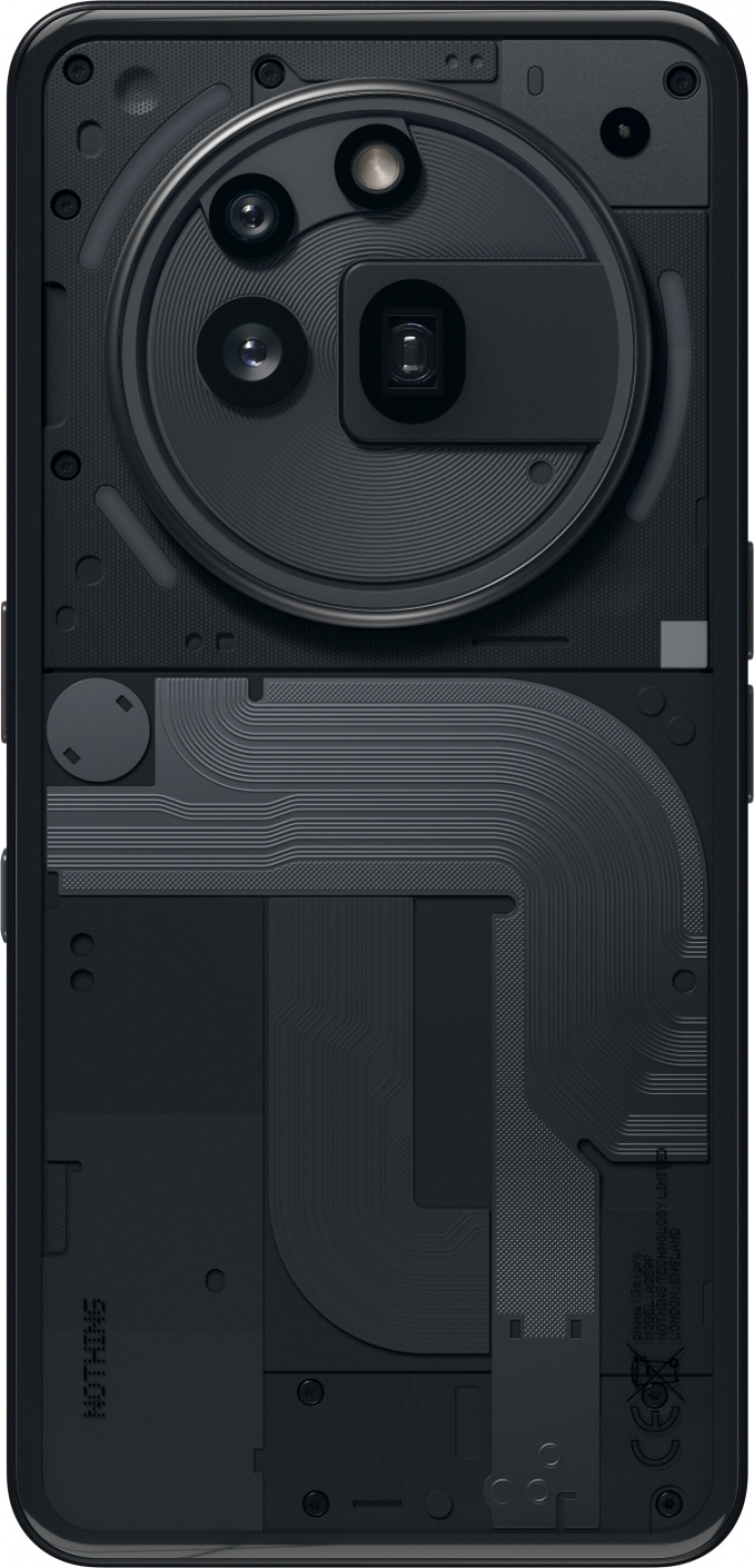 Nothing Phone (3a) Pro-telefon, 256/12 GB, sort