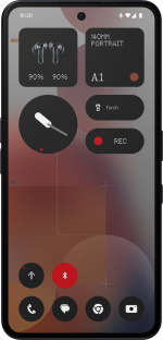 Nothing Phone (3a) Pro-telefon, 256/12 GB, sort