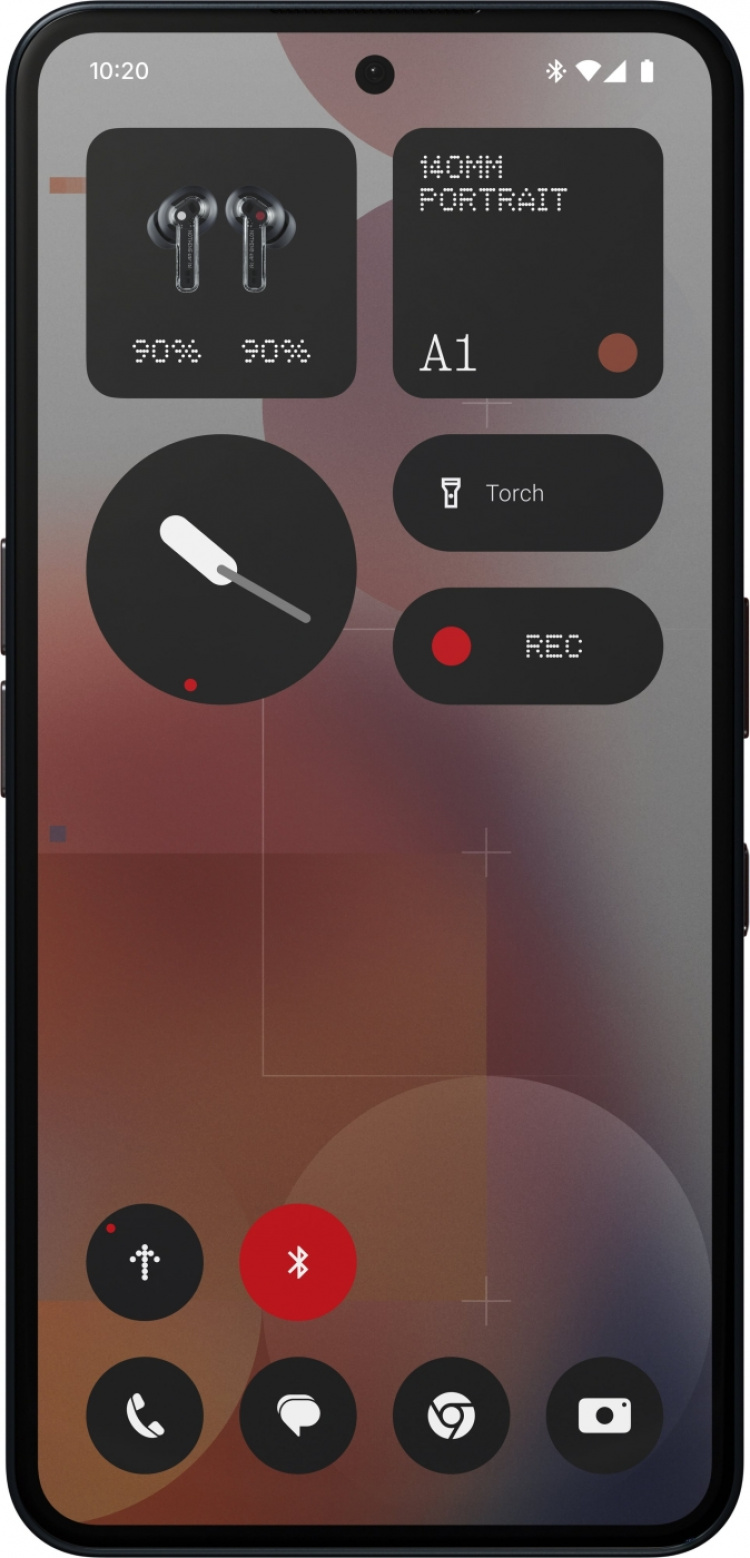 Nothing Phone (3a) Pro-telefon, 256/12 GB, sort