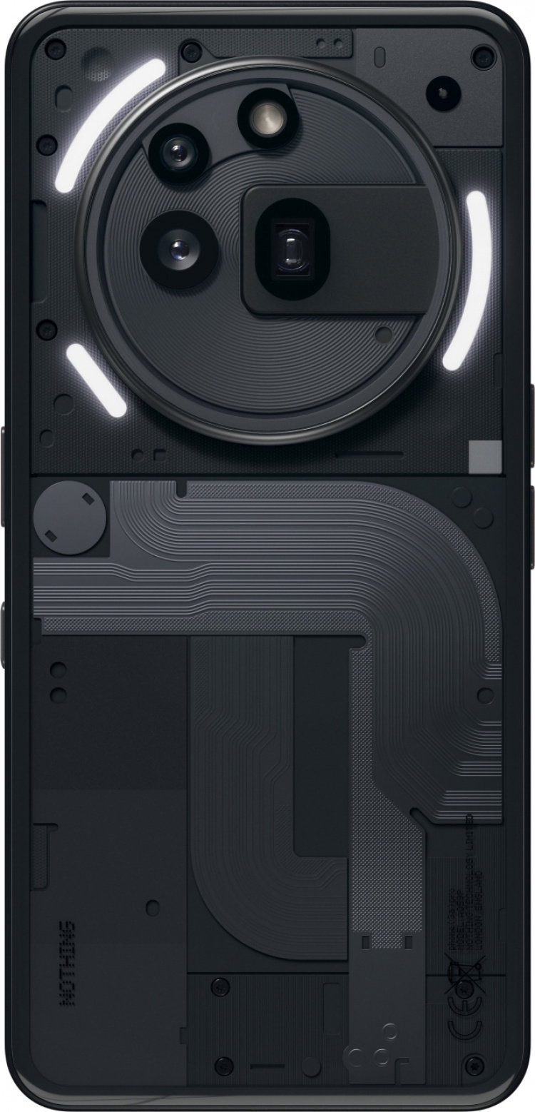 Nothing Phone (3a) Pro-telefon, 256/12 GB, sort