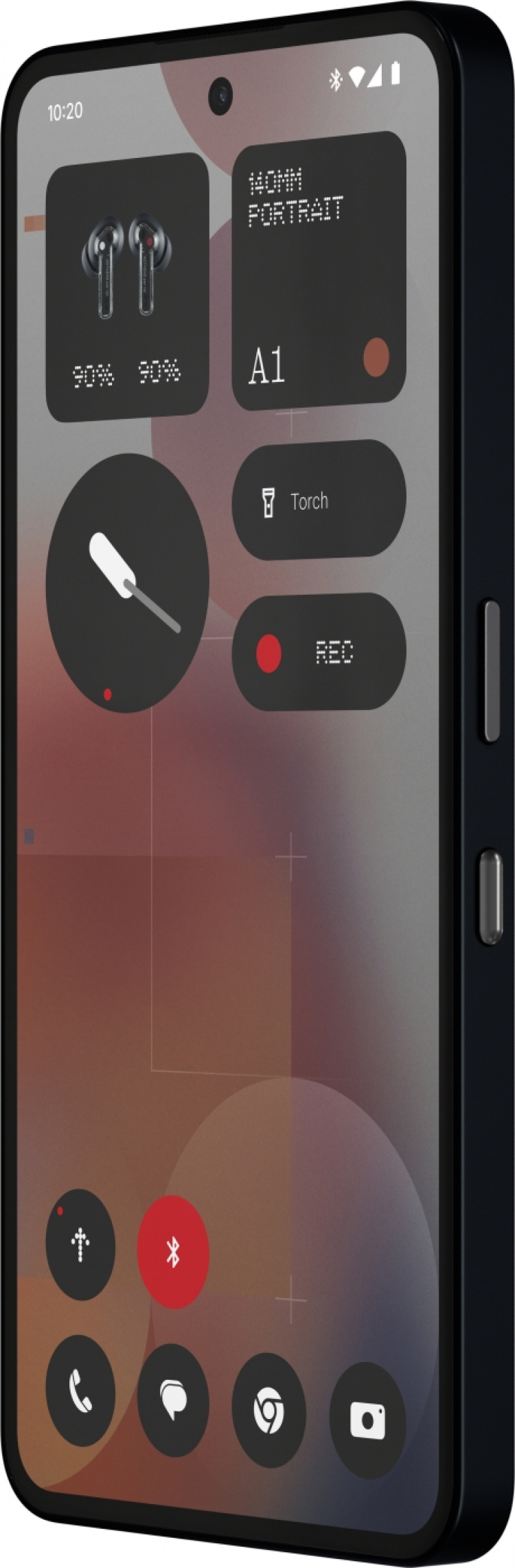 Nothing Phone (3a) Pro-telefon, 256/12 GB, sort