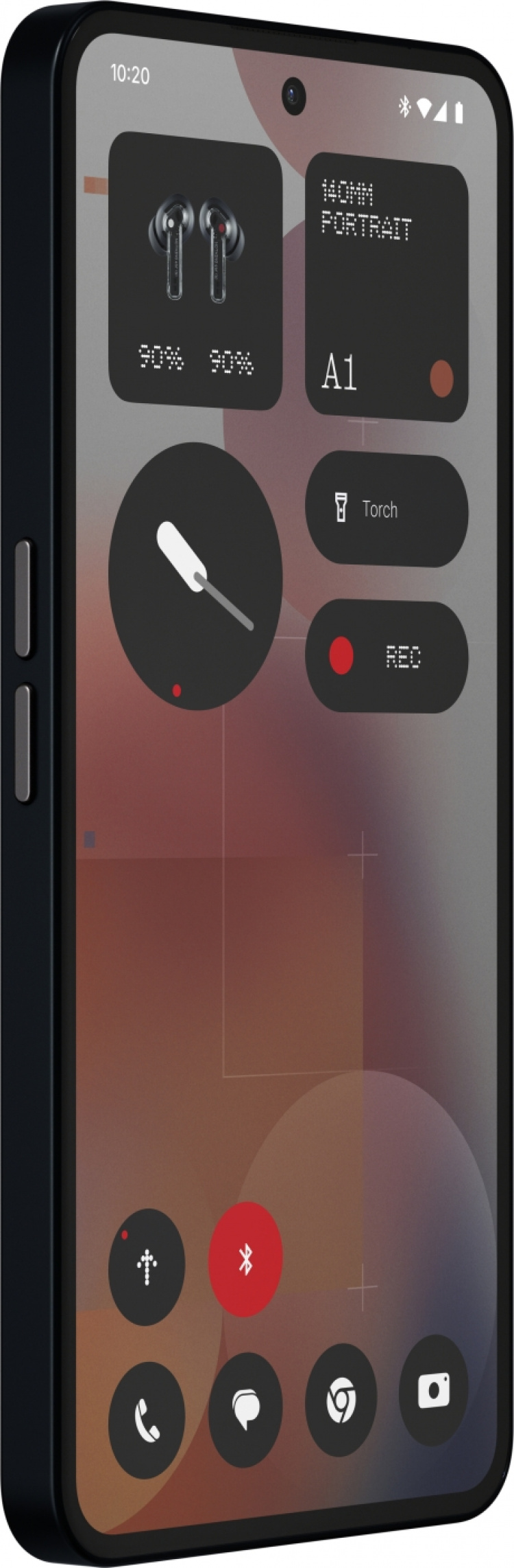 Nothing Phone (3a) Pro-telefon, 256/12 GB, sort