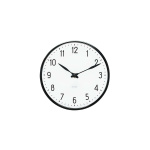 Arne Jacobsen Clocks Arne Jacobsen – Station vægur – Ø21 cm – Sort