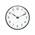 Arne Jacobsen Clocks Arne Jacobsen – Station vægur – Ø29 cm – Sort