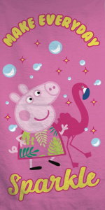 BrandMac Håndklæde – 70 x 140 cm – Peppa Pig (113501)