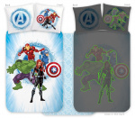 BrandMac Sengetøj – Juniorstørrelse 100 x 140 cm – Avengers 91 Glow (1029345)