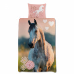BrandMac Sengetøj – Juniorstørrelse 100 x 140 cm – Hest (1029370)