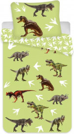 BrandMac Sengetøj – Juniorstørrelse 100 x 140 cm – Dino (1000690)