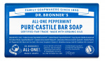 Dr. Bronner\'s Dr. Bronner\'s – Sæbe i bar form, pebermynte, 140 g