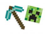 Disguise Minecraft-hakke med maske (156269)