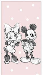 BrandMac Håndklæde – 70 x 140 cm – Mickey & Minnie Mouse (110059)