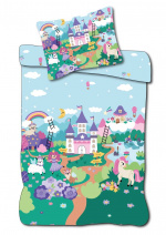 BrandMac Sengetøj – Juniorstørrelse 100 x 140 cm – Eventyr-design (1029372)