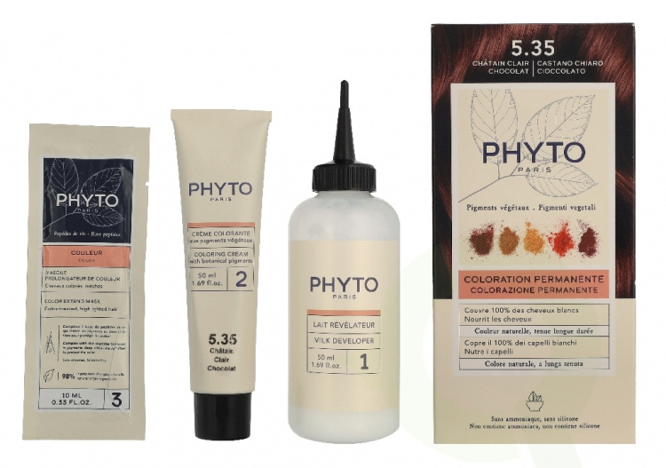 Phyto Phytocolor Permanent Color 110 ml #5.35 Chocolate Brown