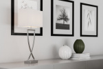 By Rydéns Bordlampe Omega 52 cm krom/hvid 2820430-5000By Rydéns