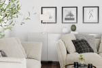 By Rydéns Bordlampe Omega 52 cm krom/hvid 2820430-5000By Rydéns