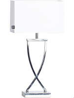 By Rydéns Bordlampe Omega 52 cm krom/hvid 2820430-5000By Rydéns
