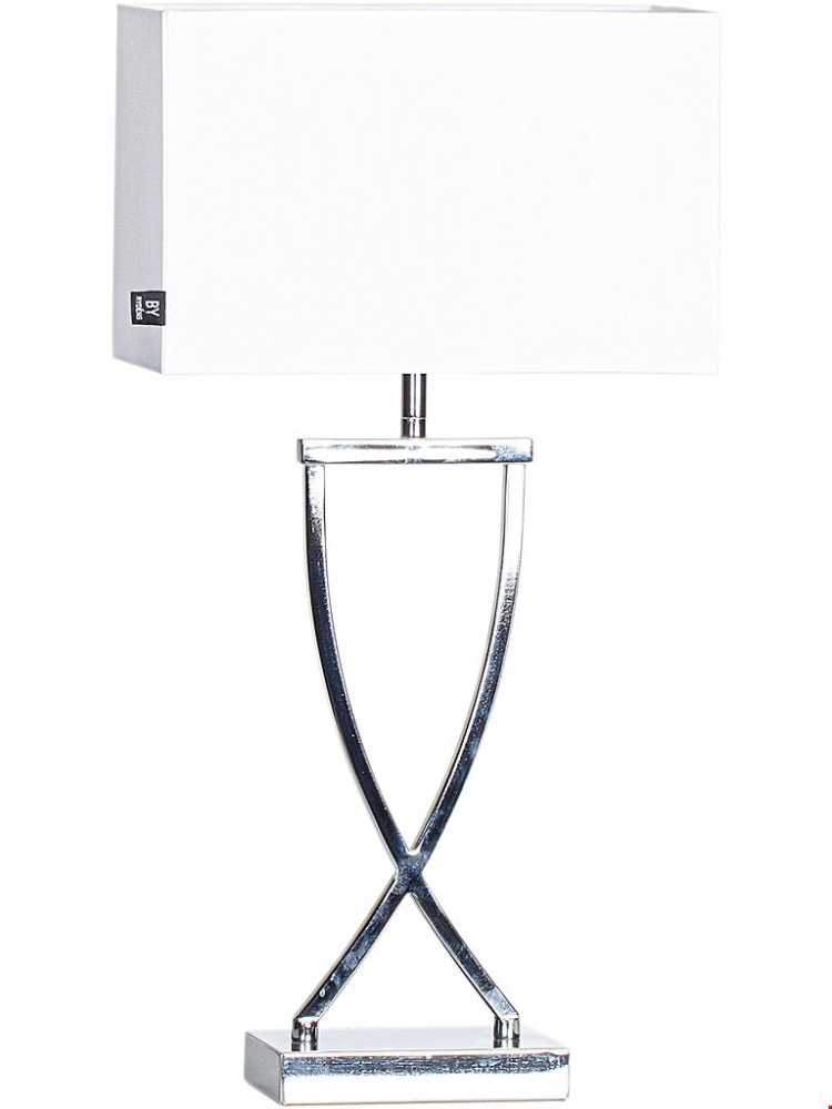 By Rydéns Bordlampe Omega 52 cm krom/hvid 2820430-5000By Rydéns
