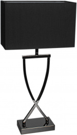 By Rydéns Bordlampe Omega 52 cm sort/krom 2820430-6513By Rydéns
