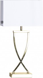 By Rydéns Bordlampe Omega 52 cm messing/hvid 2829610-5000By Rydéns