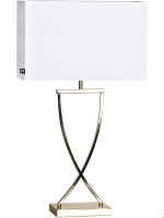 By Rydéns Bordlampe Omega 69 cm messing/hvid 2829620-5000By Rydéns