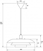 Aneta Loftslampe EPSILON 15108-15Aneta