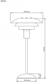 Aneta Bordlampe EPSILON 18318-01Aneta