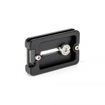 3 Legged Thing QR7-plade 38 x 70 mm, Arca-kompatibel QR-plade, sort
