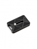 3 Legged Thing QR7-plade 38 x 70 mm, Arca-kompatibel QR-plade, sort