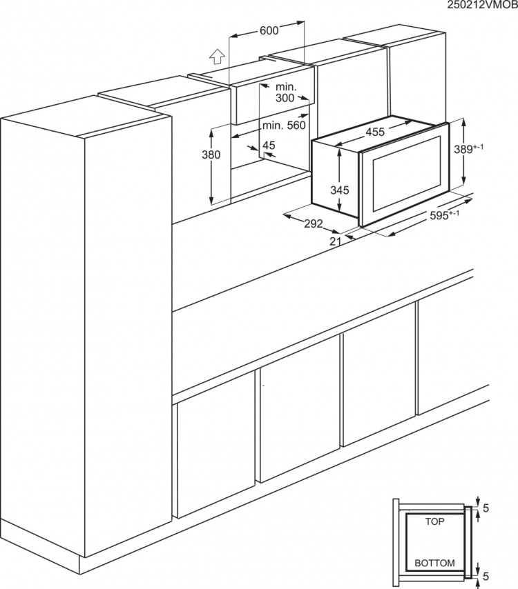 Electrolux Indbyggningsmikroovn LMS2173NBElectrolux