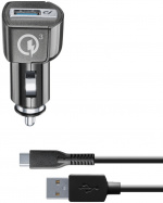 Cellularline Mobiludstyr Biloplader 15 W tilpasset til Huawei inkl. USB
