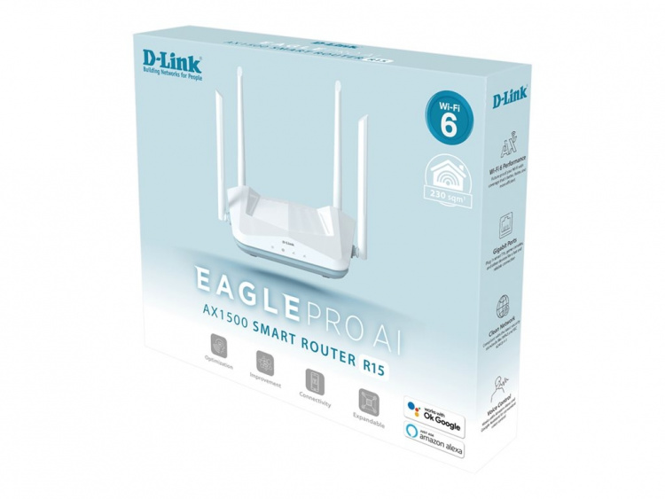 D-Link R15 Eagle Pro AI Wi-Fi AX1500