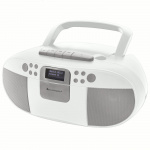 Soundmaster Boombox CD/MP3 DAB+/FM-radio Kassett USB SCD7800WE Vit
