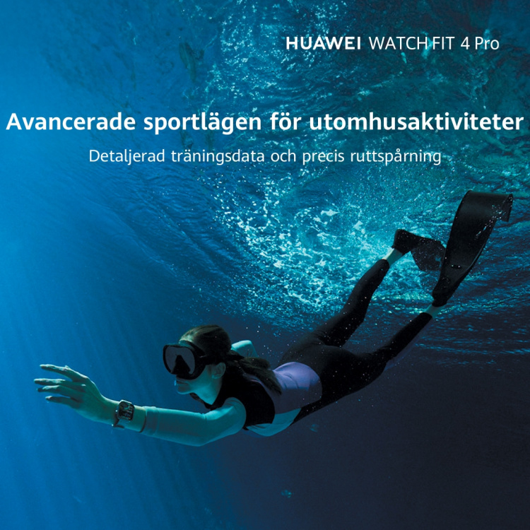 Huawei Smartwatch Watch Fit 4 Pro - Black Huawei