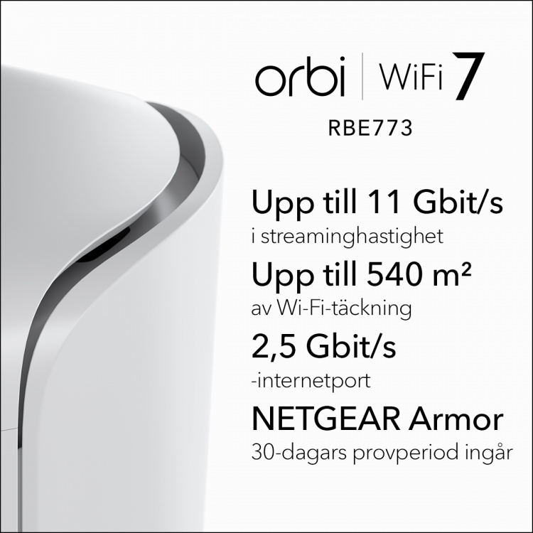 Netgear Orbi 770 Series Tri-Band WiFi 7 Mesh 3-Pack Netgear