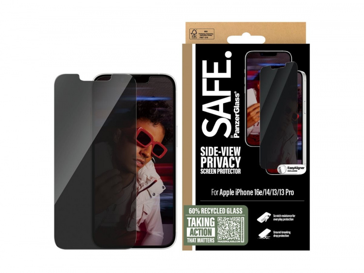 PanzerGlass Safe iPhone 14/13/13 Pro/16e Uwf Priva