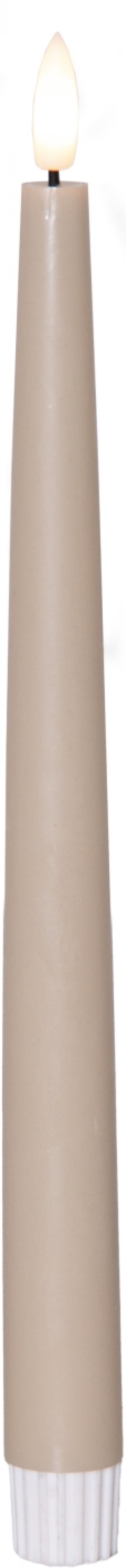 Star Trading LED-Antikljus 2p. FlammeSlim beige Star Trading