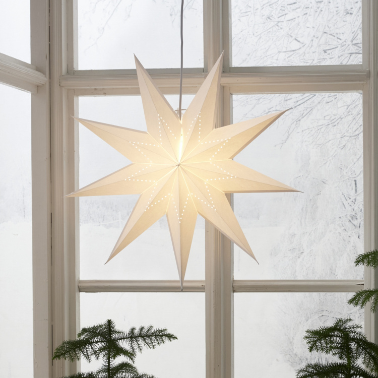 Star Trading Julstjärna 231-77-1 Pappersstjarna Lysa Star Trading