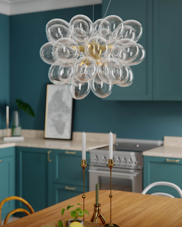 By Rydéns Taklampa Gross klar /mässing Ø50 cm 4200440-6509 By Rydéns