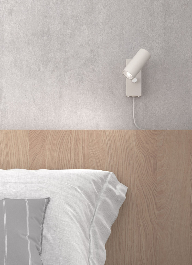 Belid Vägglampa Cato mattvit enkel Belid