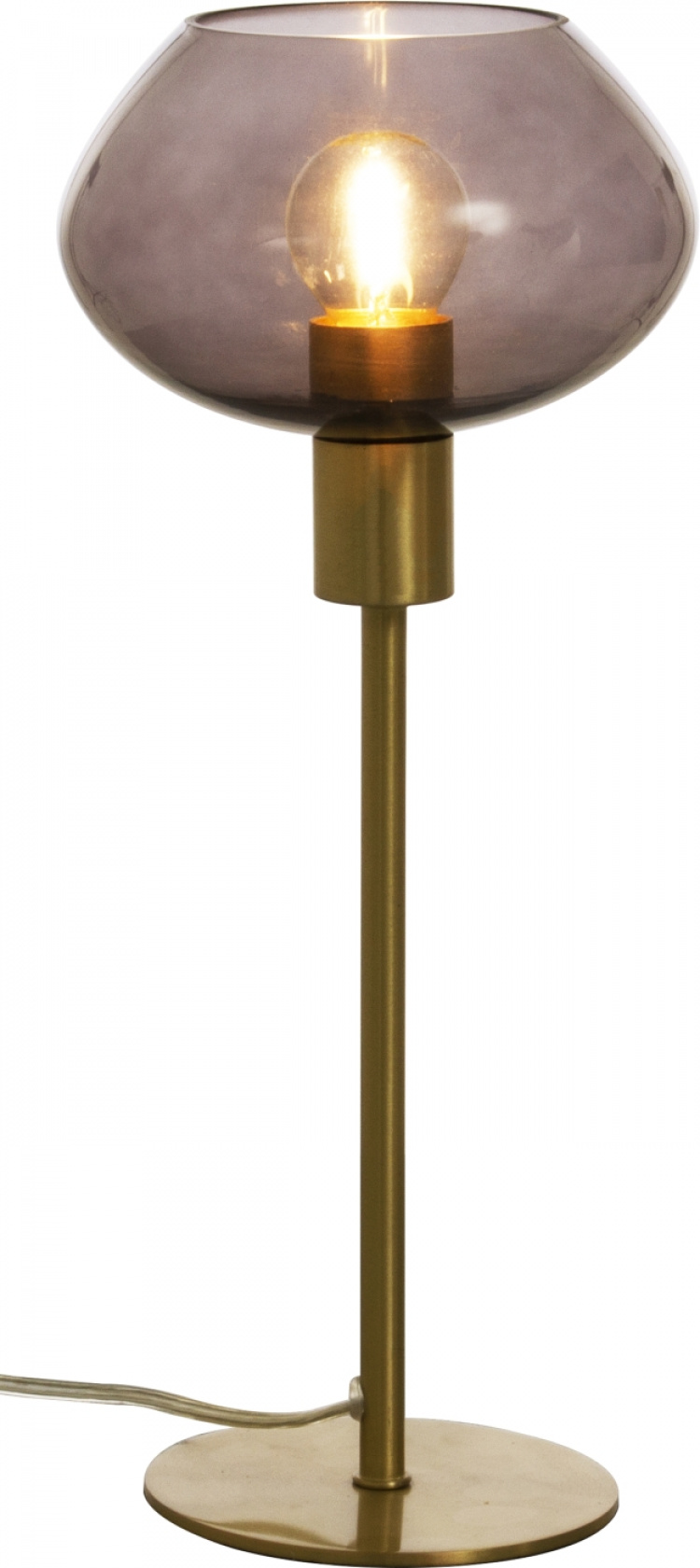 Aneta Bordslampa Bell 18100-25-14 mässing/rök Aneta