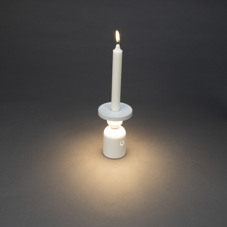 Konstsmide Bordslampa Nantes vit Konstsmide