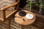 Konstsmide Bordslampa Positano vit USB Konstsmide