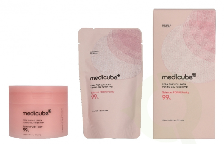 Medicube PDRN Pink Collagen Toning Gel Toner Pad 120 ml