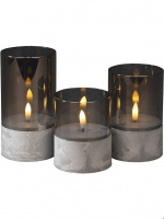 Konstsmide Ljus med glasdekoration 1819-300 LED Konstsmide