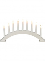 Konstsmide Elljusstake 3938-210 Vit 9 ljus Konstsmide