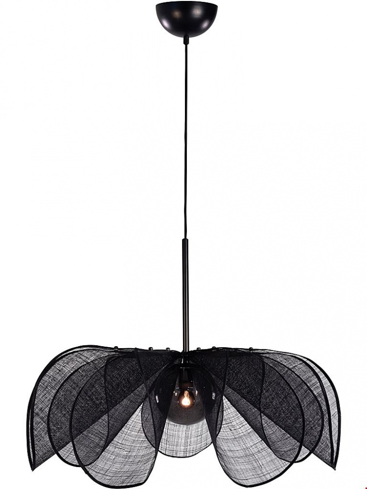 Markslöjd Taklampa STYRKA 1L 75 cm Svart/ Rök Markslöjd