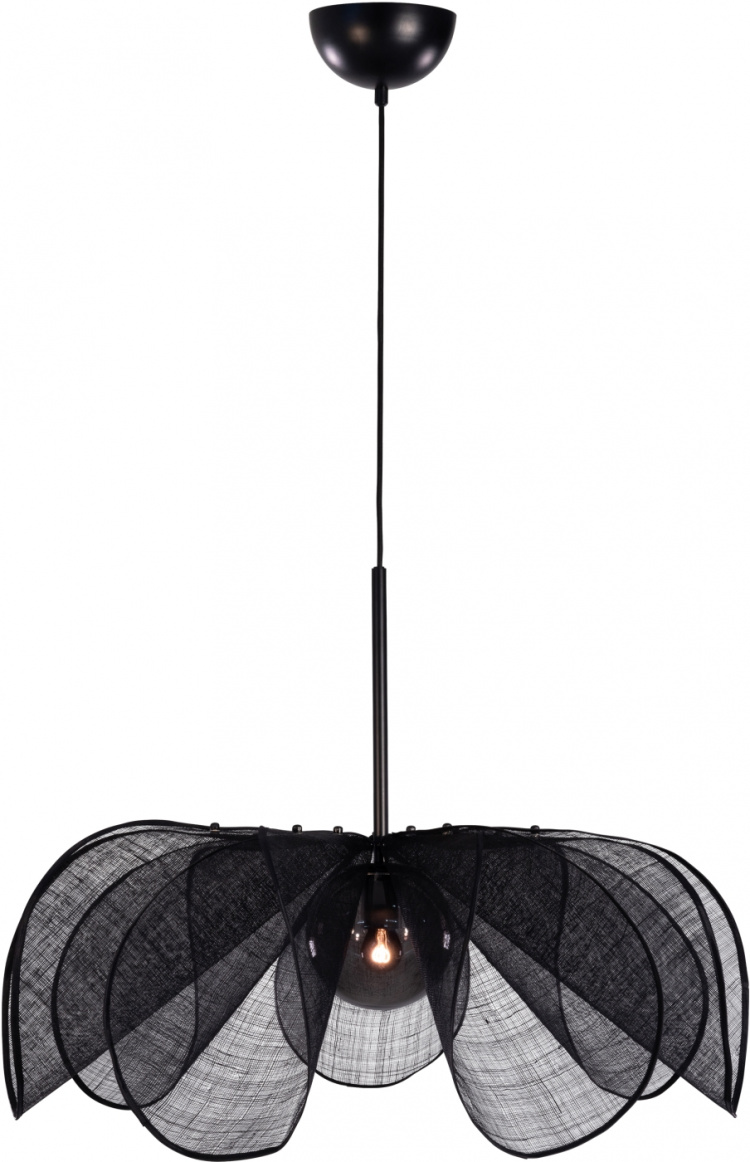 Markslöjd Taklampa STYRKA 1L 75 cm Svart/ Rök Markslöjd