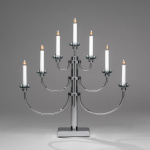 Konstsmide Elljusstake 7-arm 2050-900TR 7L metal krom Konstsmide