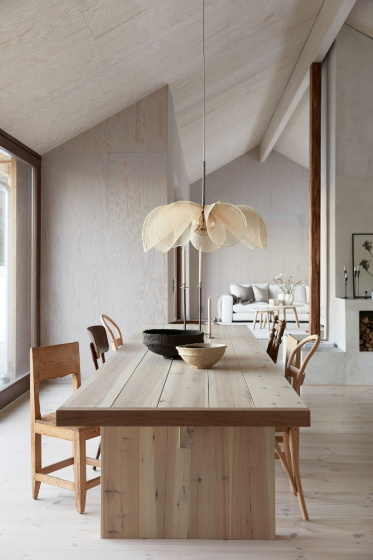 Markslöjd Taklampa STYRKA 1L 75cm Beige/Antik Markslöjd